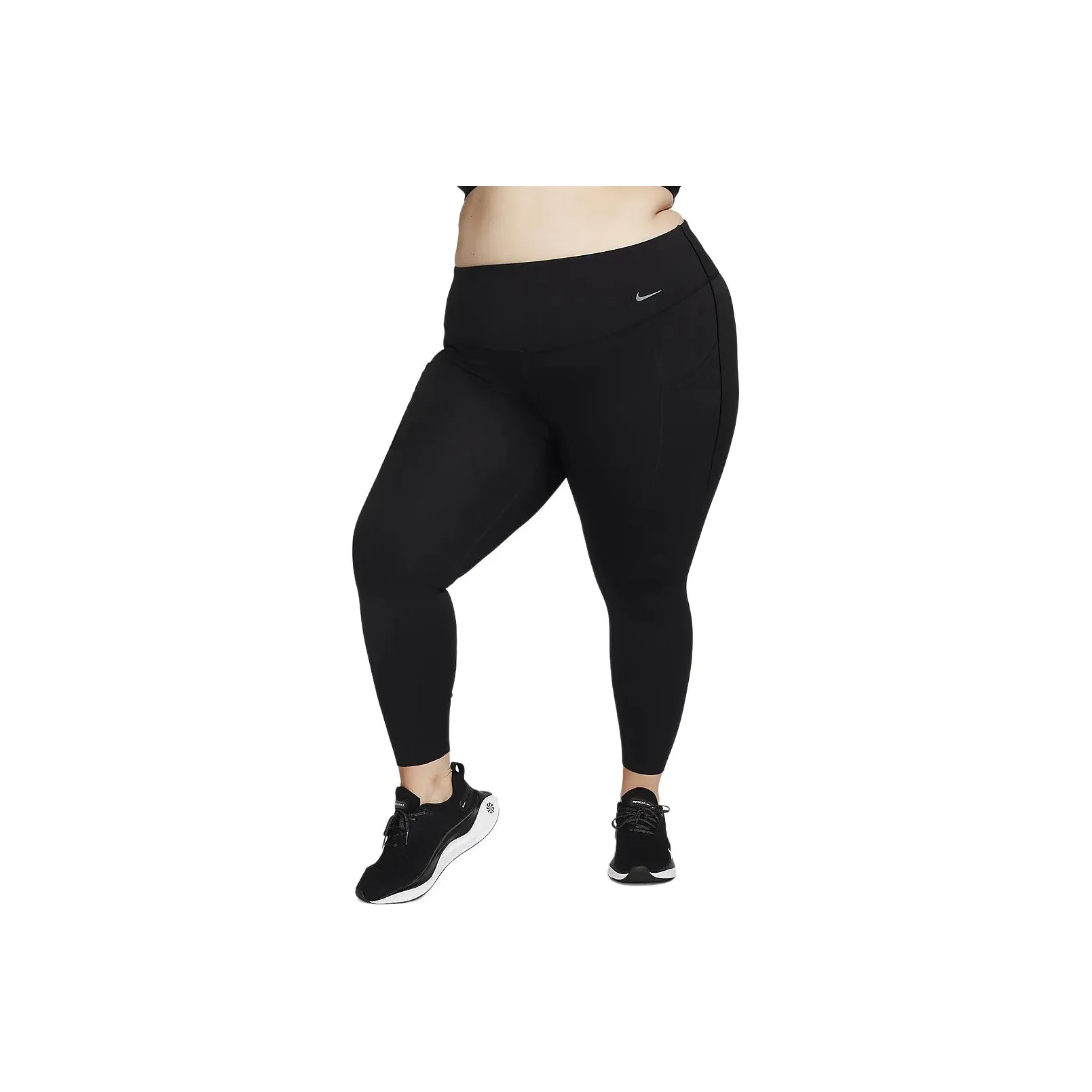 Nike Universa Women's Medium Support High Waisted 7/8 Leggings With Pockets Plus Size