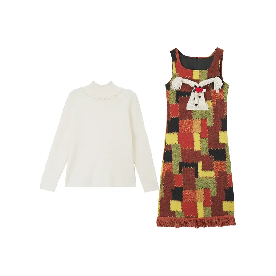 FABRIC PIG Комплект с юбкой Женские Оранжевый