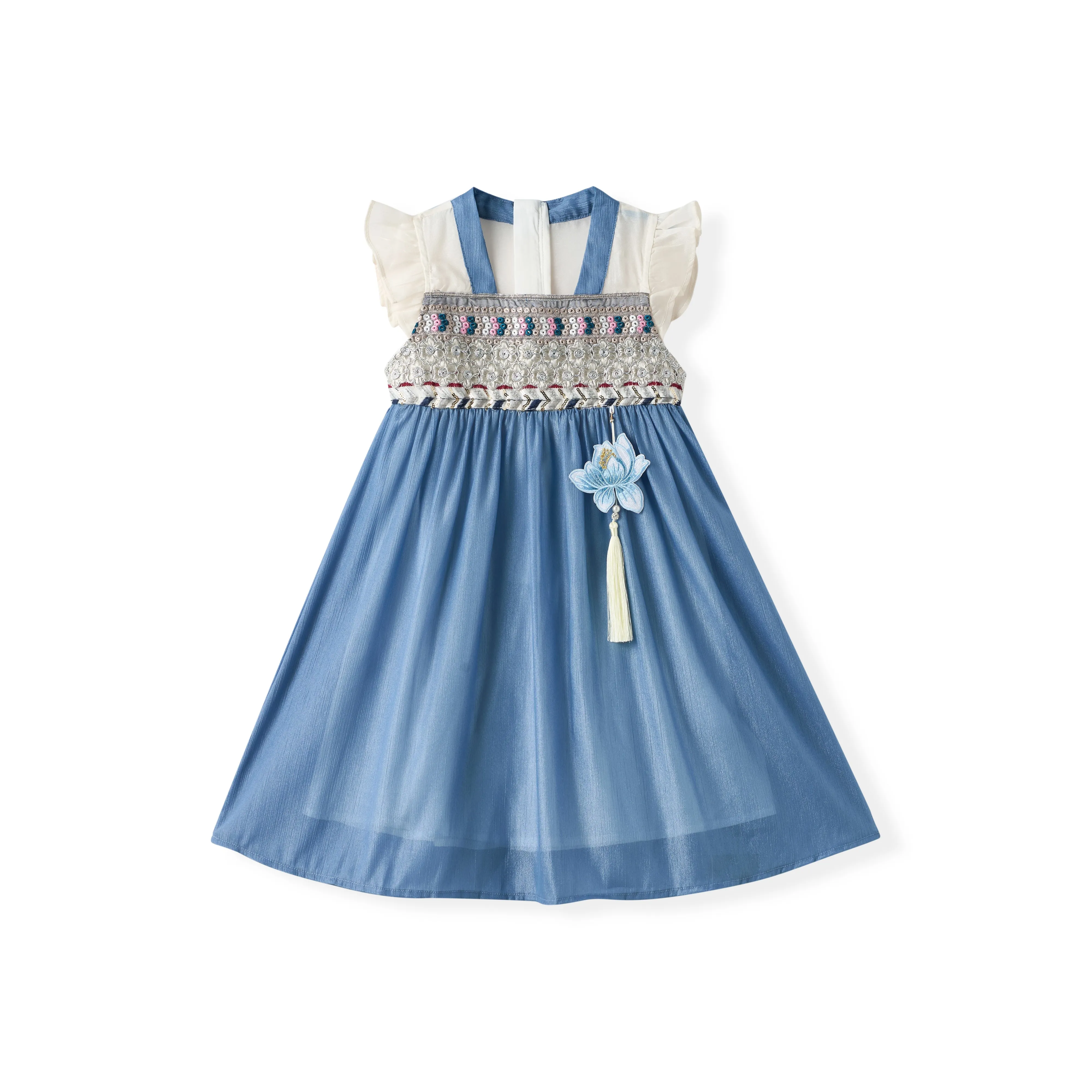 Детское платье ASK синий для детей