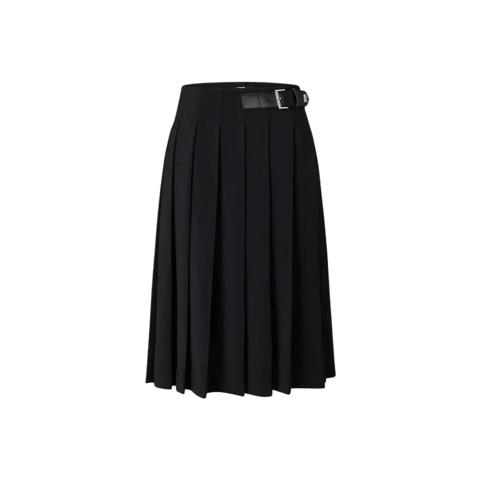 KARL LAGERFELD SS25 Повседневный Длинный Юбка Женские Черный