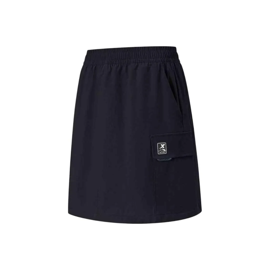 XTEP Sports Life Collection Comprehensive Training Collection Casual Long Skirt Women's Jet Black