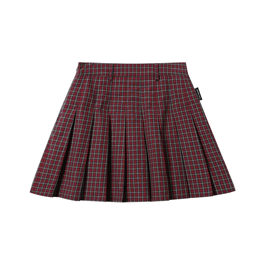 Apparition Повседневные короткие юбки Женские Вишнево-красный