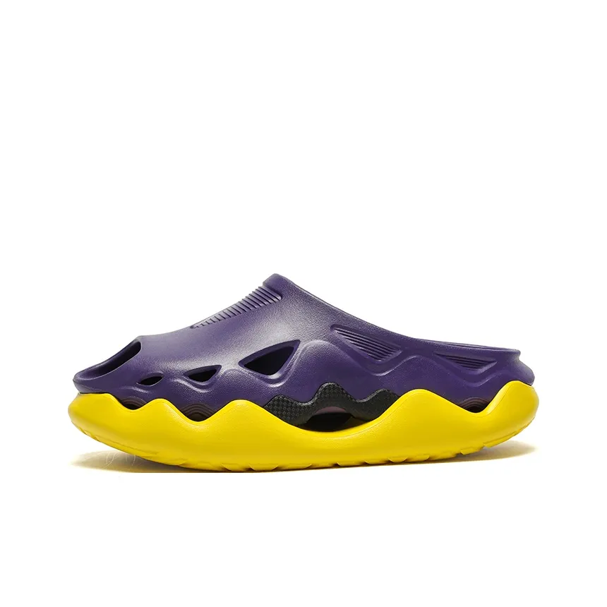 Холодный Mamba Series EVA Скелет Противоскользящий Массаж Амортизация Слипоны Мужской Пурпурный Lakers