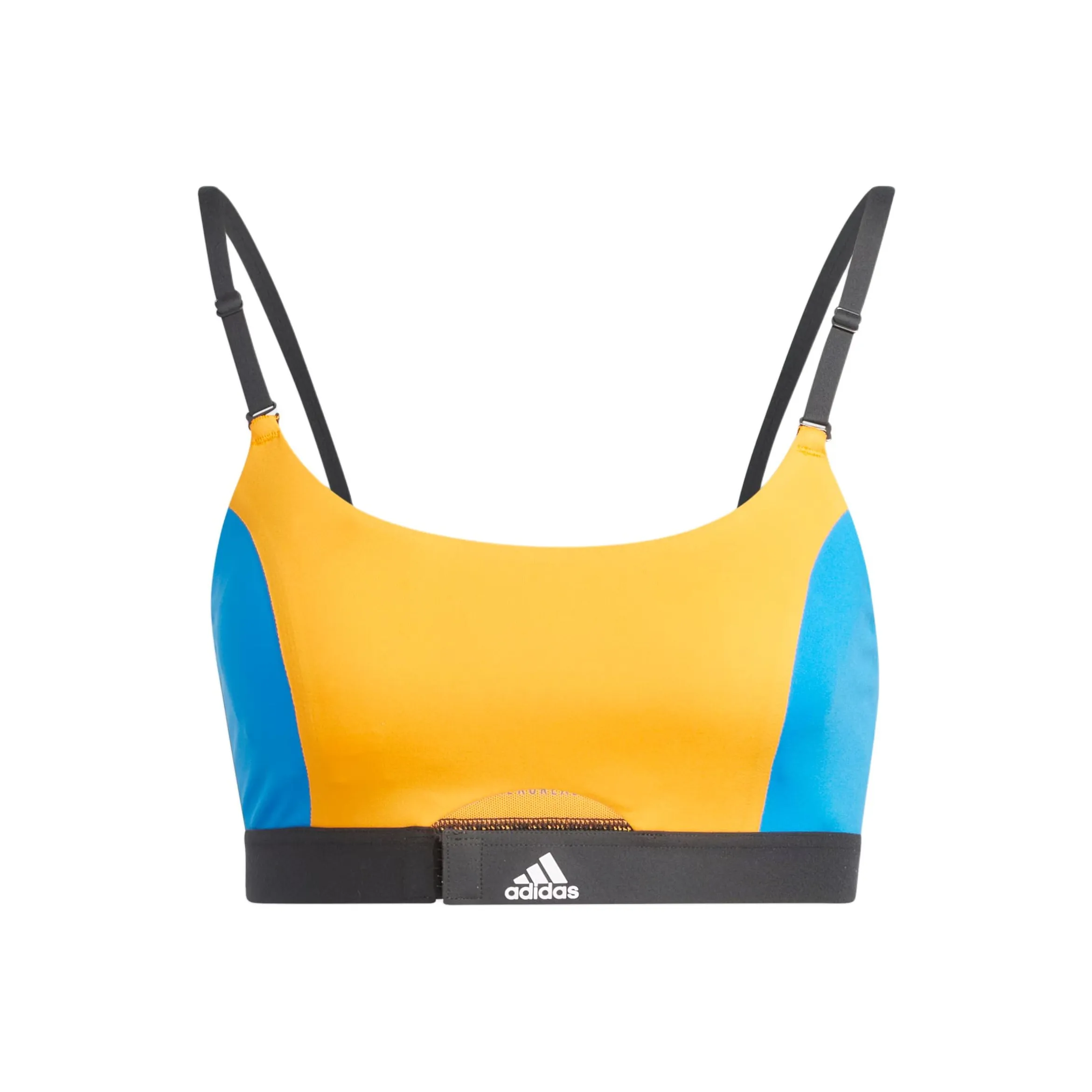 Adidas AEROIMPACT Тренировочный бюстгальтер Спортивное белье Женские Оранжевый Желтый Яркий Синий Угольный Черный