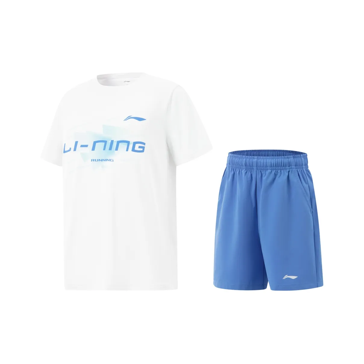 LINING YOUNG Повседневная спортивная одежда Comprehensive physical fitness SS25 Стандартный белый Rowing Синий Детский