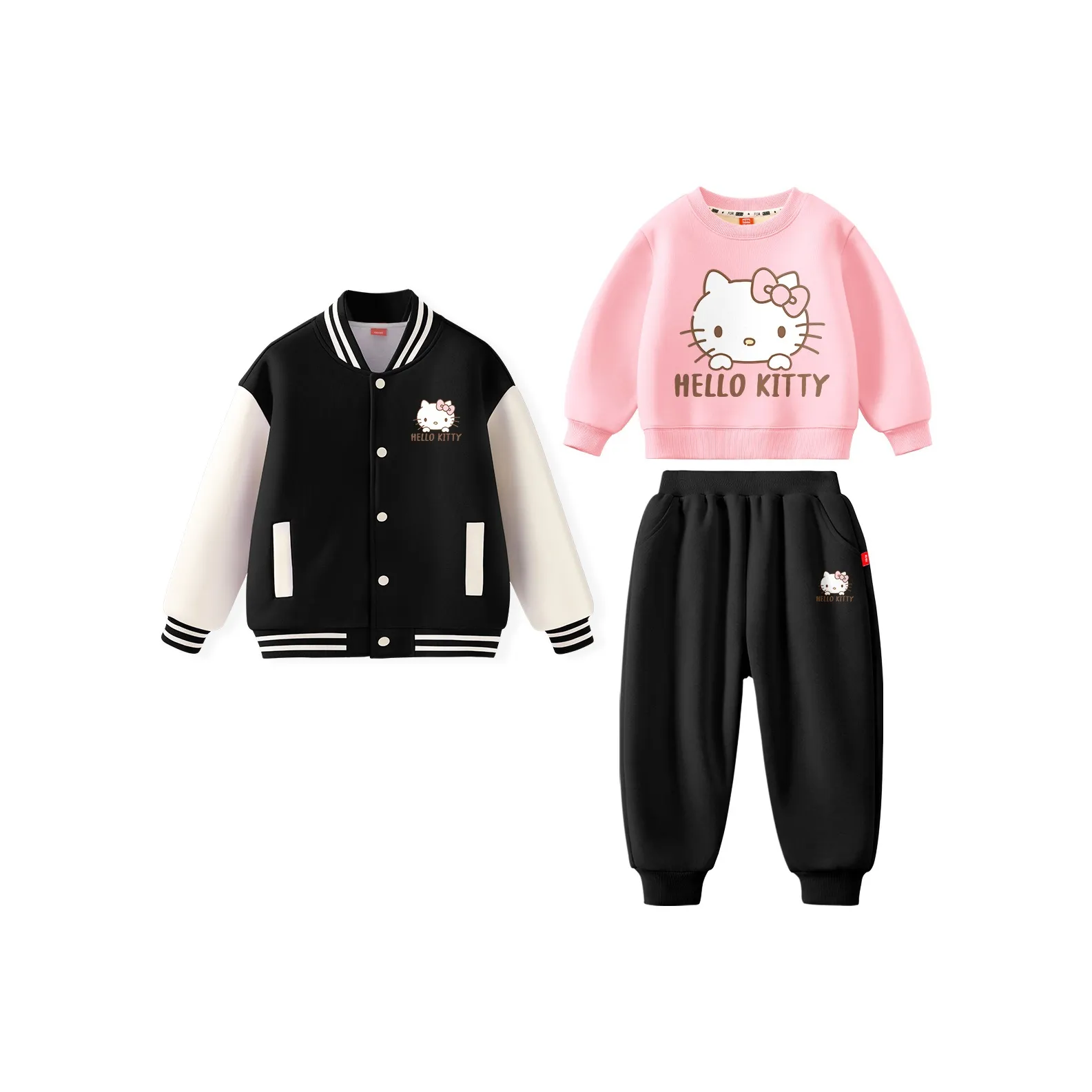 Hello Kitty Повседневная Спортивная Одежда для Детей