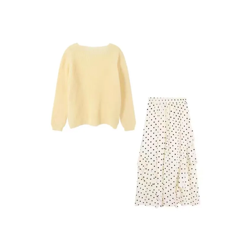 PUREIDOL Комплект с юбкой Женские Желтый
