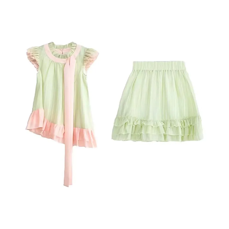 COVER TIME Two Piece Skirt Sets Women's Set