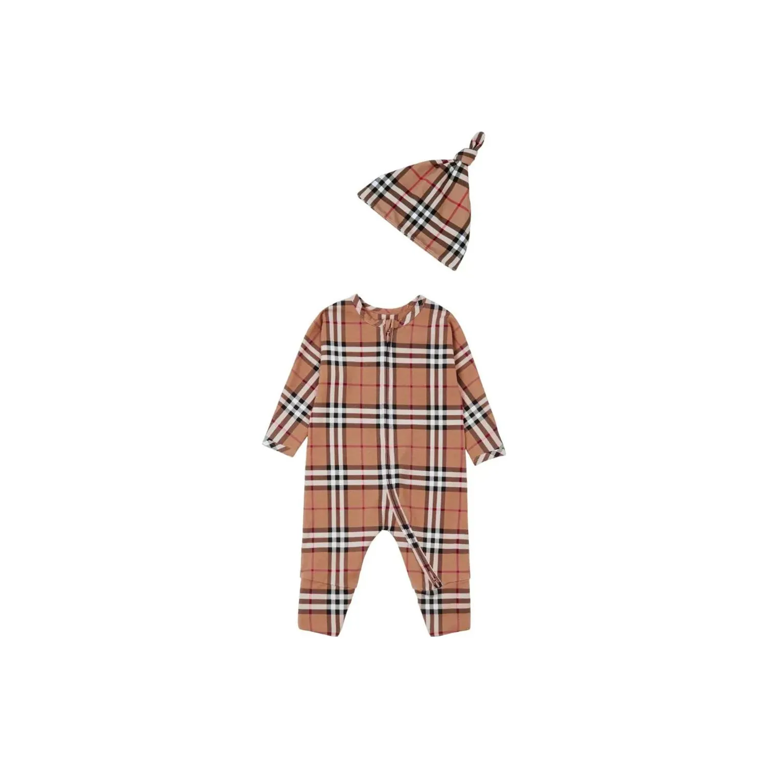 Burberry Малыш Набор Скалолазательный Костюм 2 шт Коричневый Новорожденный и Малыш