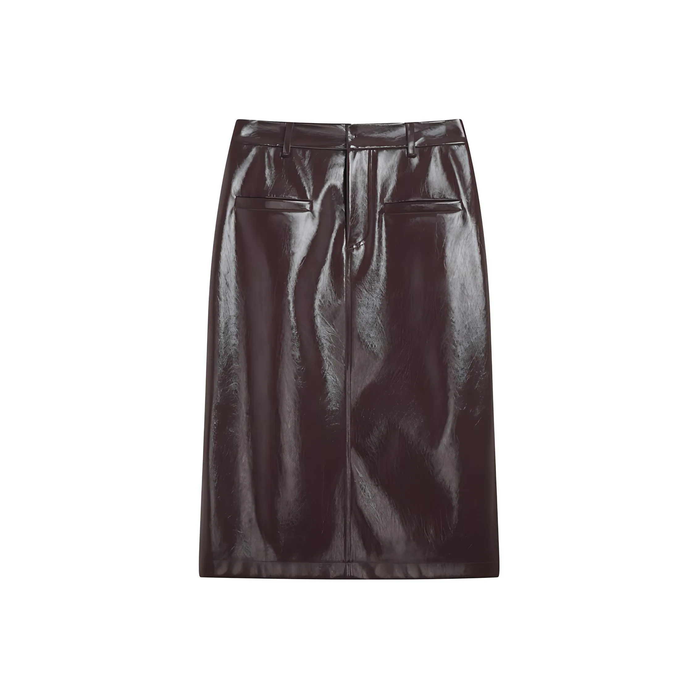 uti Повседневный Длинный Юбка Женские Бордовый