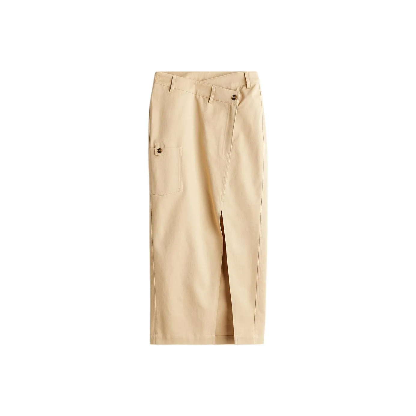 H&M Casual Long Skirt Women's Beige