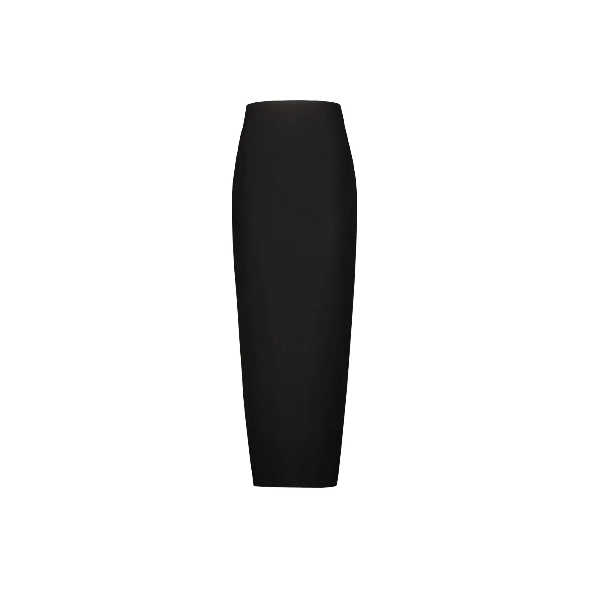 RICK OWENS Pillar High Waist Coated Maxi Skirt