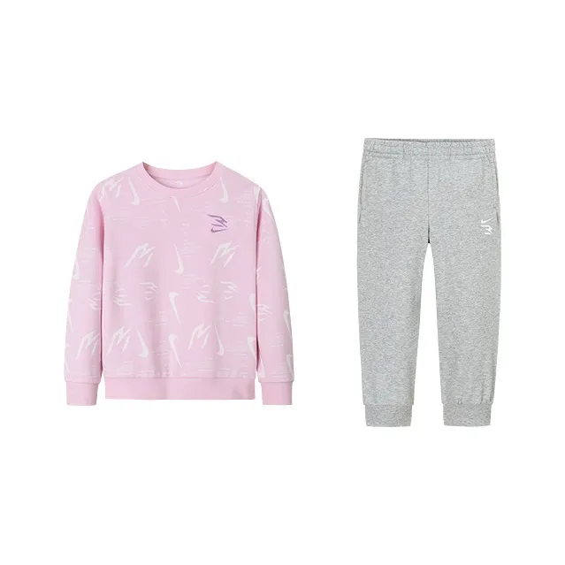 Nike Повседневная спортивная одежда 3Brand Вишневый цветок Розовый Подростки