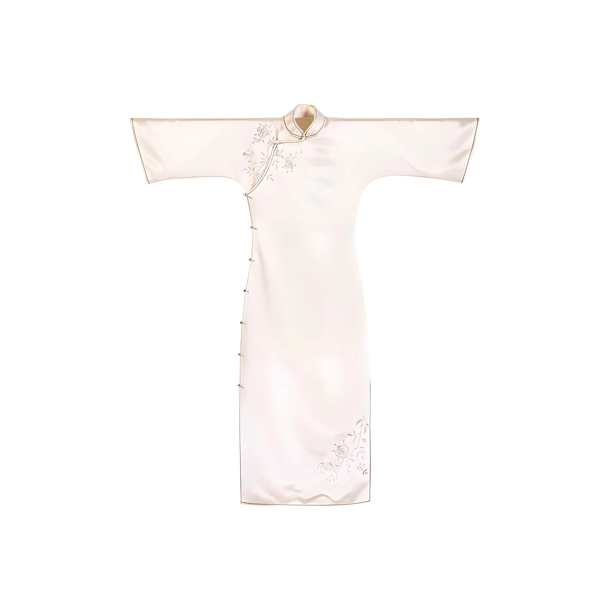 YICHENGFENGXU Чунсам Женский Бежевый