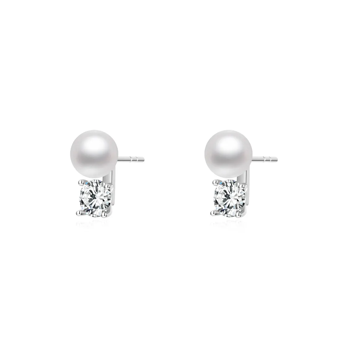 CHAOHONGJI Pearl Stud Earrings Women's