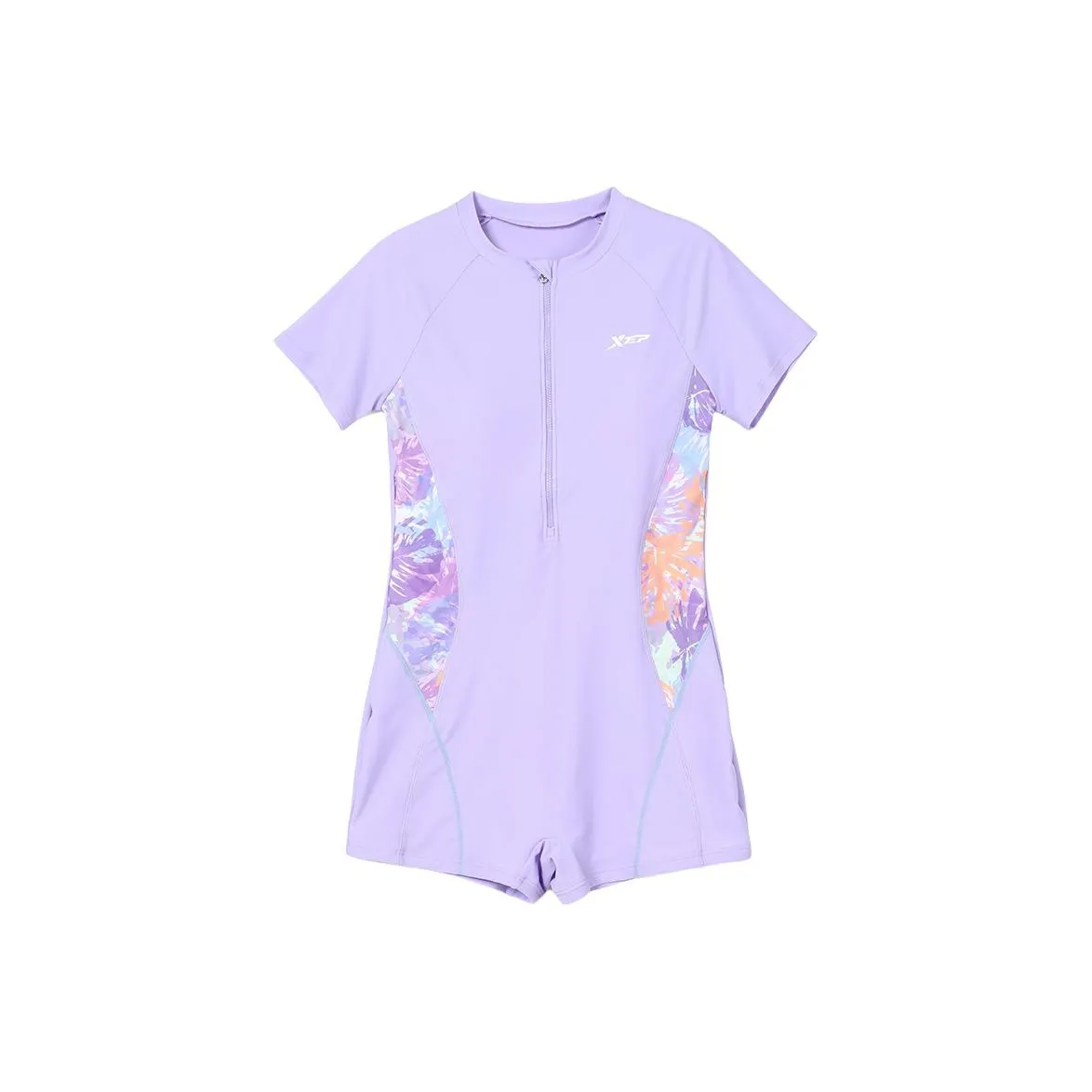 XTEP One Piece Купальник Женский Светло-фиолетовый
