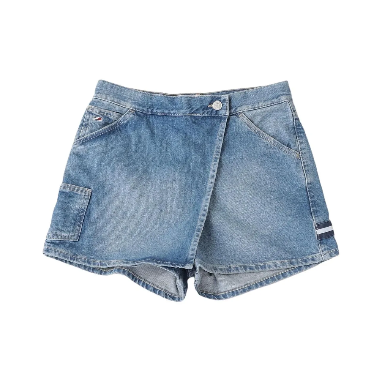 Шорты-юбка Tommy Hilfiger BH7038 Джинсовые шорты Женские Индиго