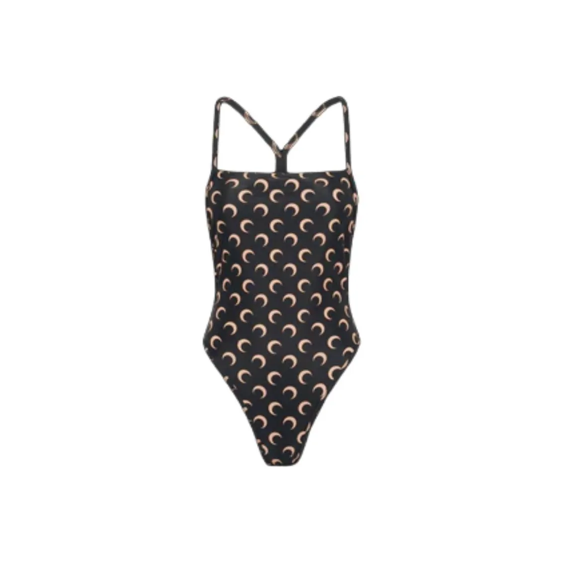 Marine Serre SS25 One piece Swimsuit Women's Brown