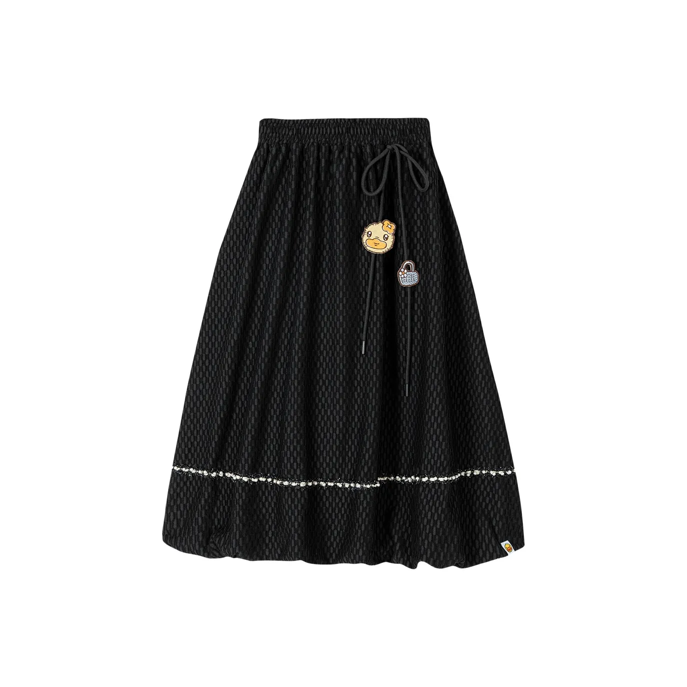 B.Duck Casual Long Skirts Women's Black