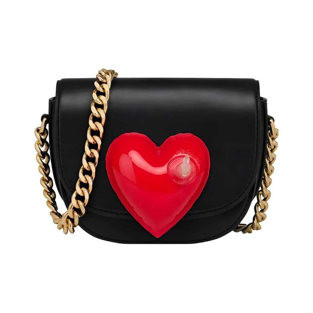 MOSCHINO Сумка через плечо из кожи сумка на плечо женская черная