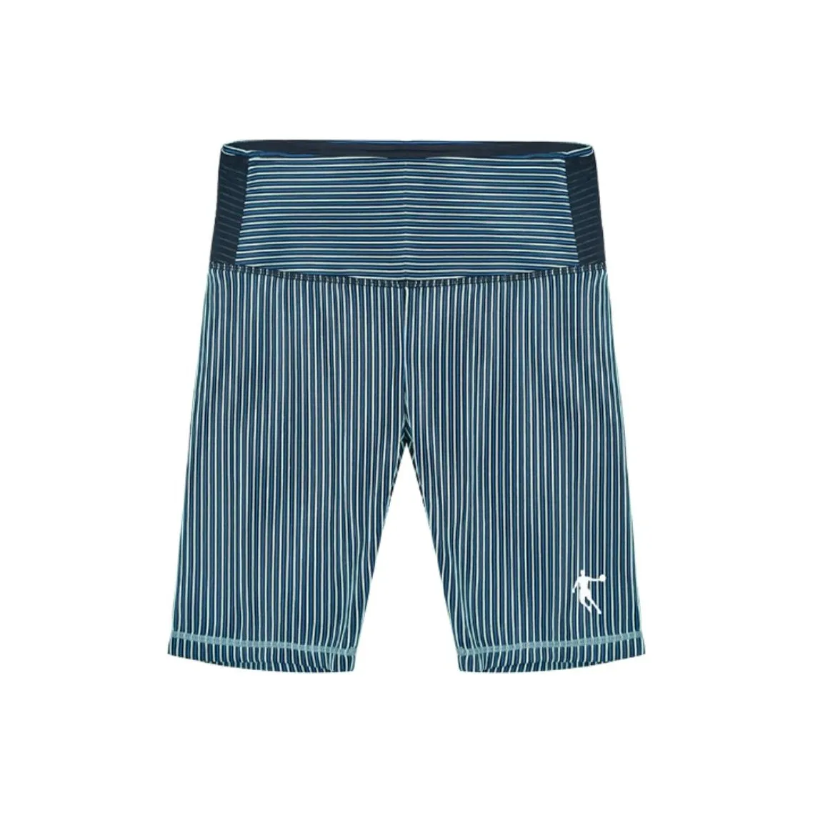 QIAODAN Sports Shorts Women's Smart Green/Lightning Blue/Black