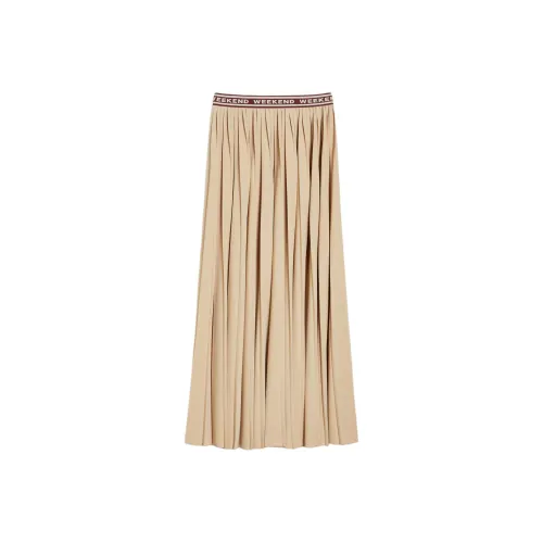 WEEKEND MaxMara Хаки Женские Повседневные Длинные Юбки