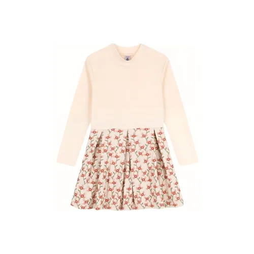 PETIT BATEAU Белые Платья для Детей