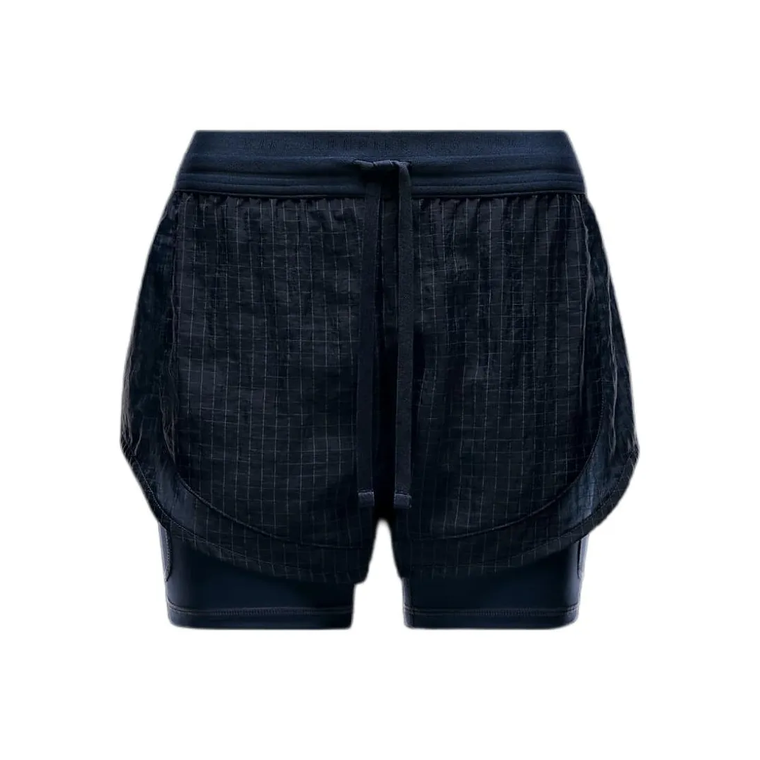 Nike Running Division Sports Shorts Women's Military Arsenal Deep Sea Blue