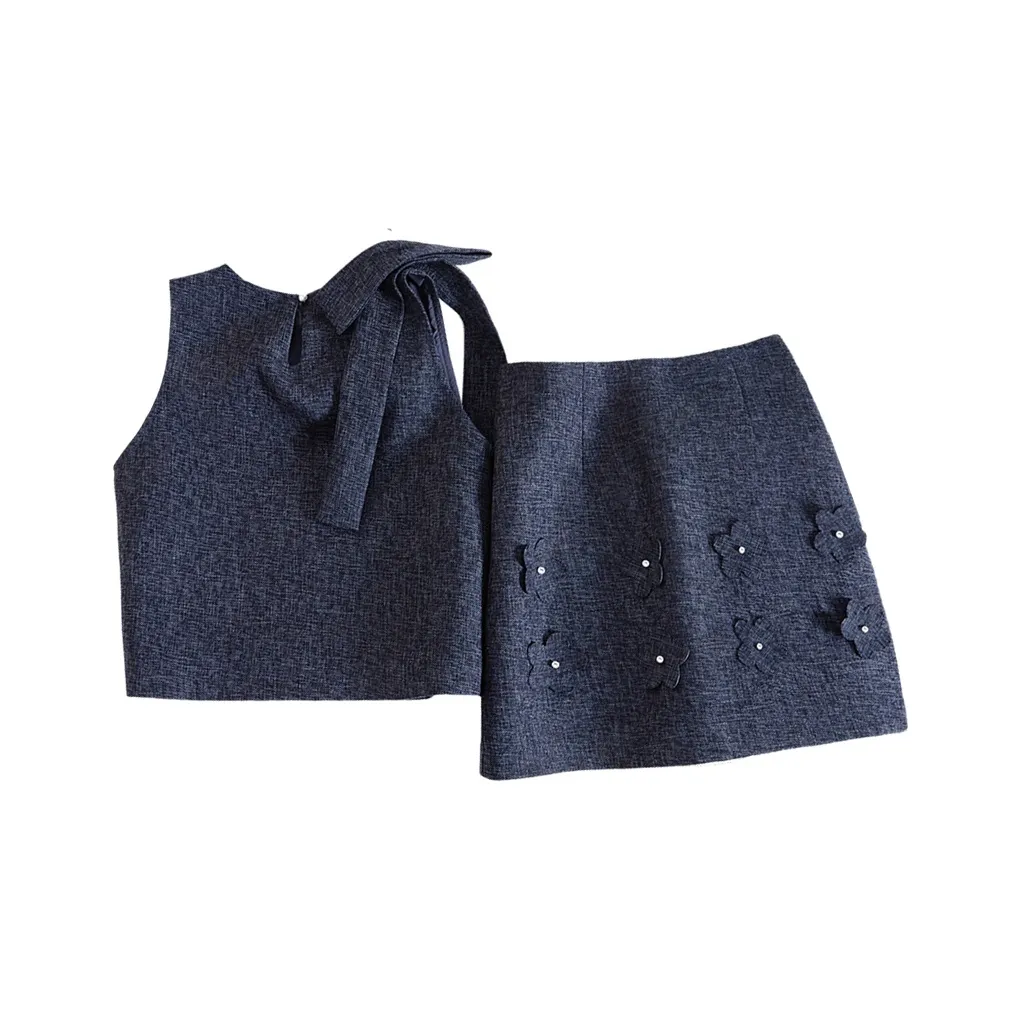 TOUCH Комплект с юбкой Женские Темно-синий