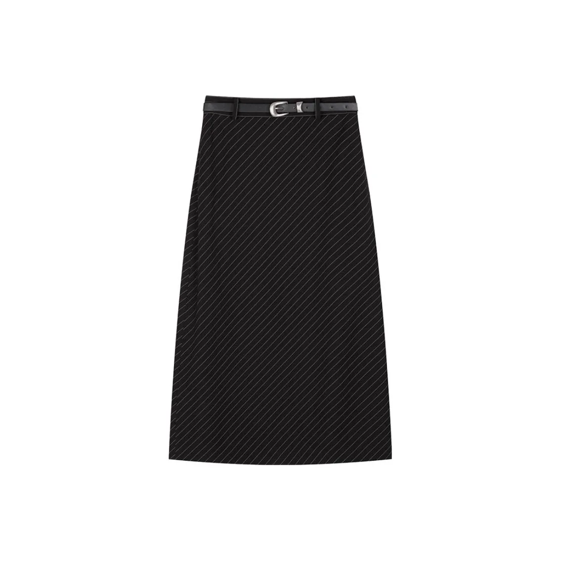 IHIMI Повседневный Длинный Юбка Женские Черный