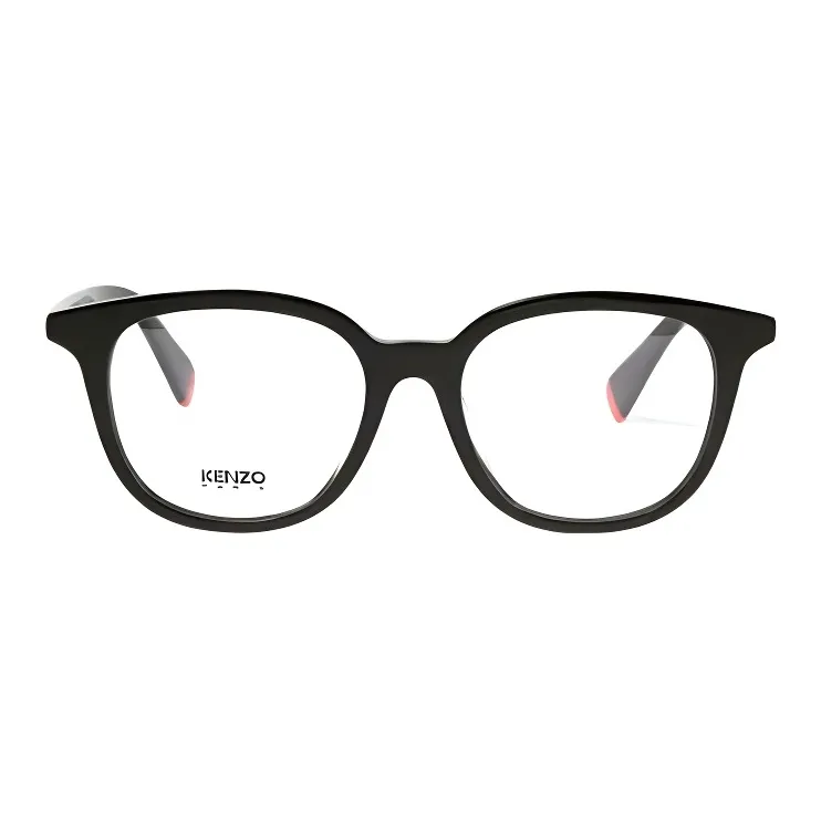 KENZO Ацетат Нерегулярная форма Оправа для очков Унисекс Темно-зеленый