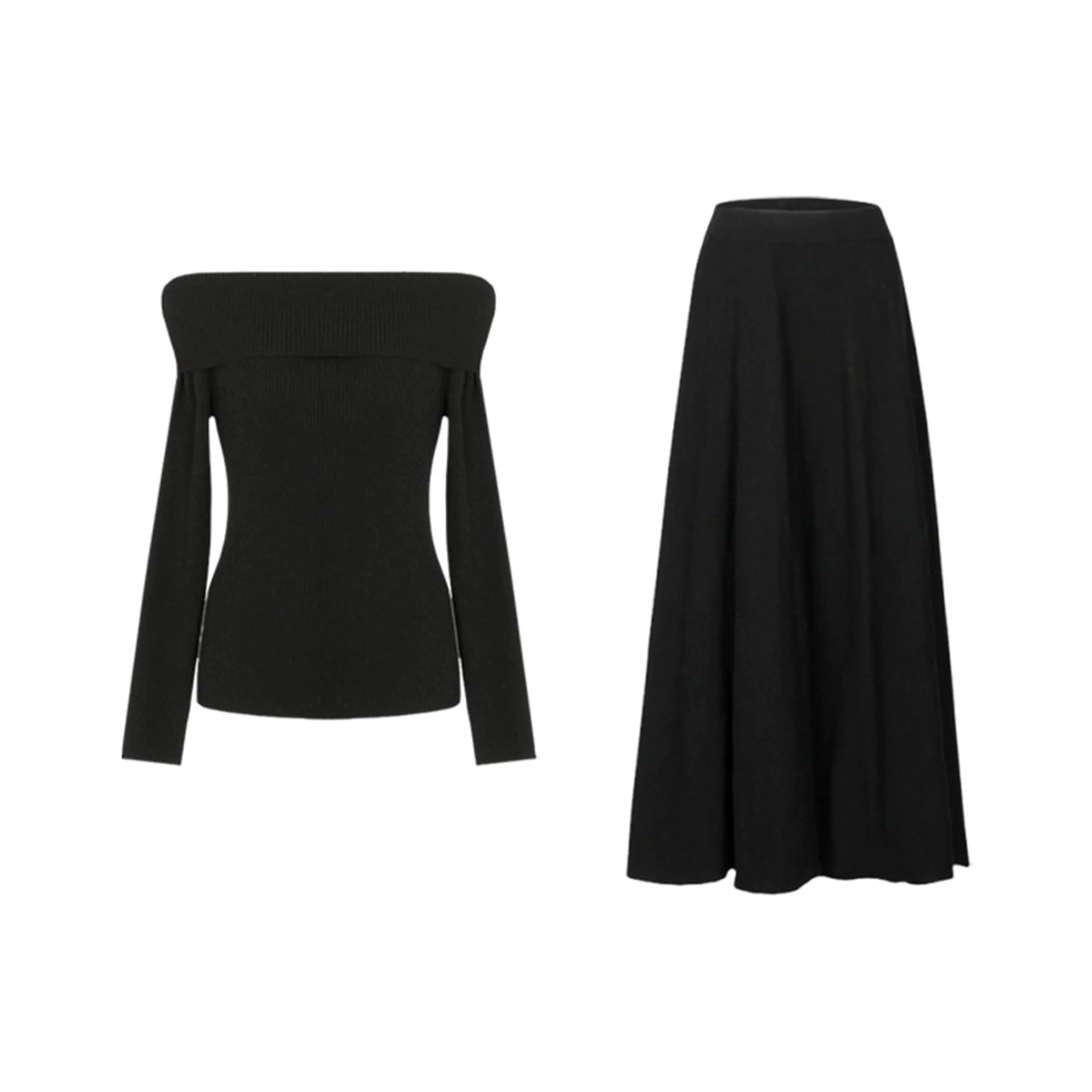 EIDOLON GRAIN Комплект с юбкой Женские Черный