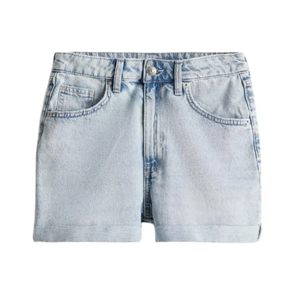 H&M Denim Shorts Women's Light Blue