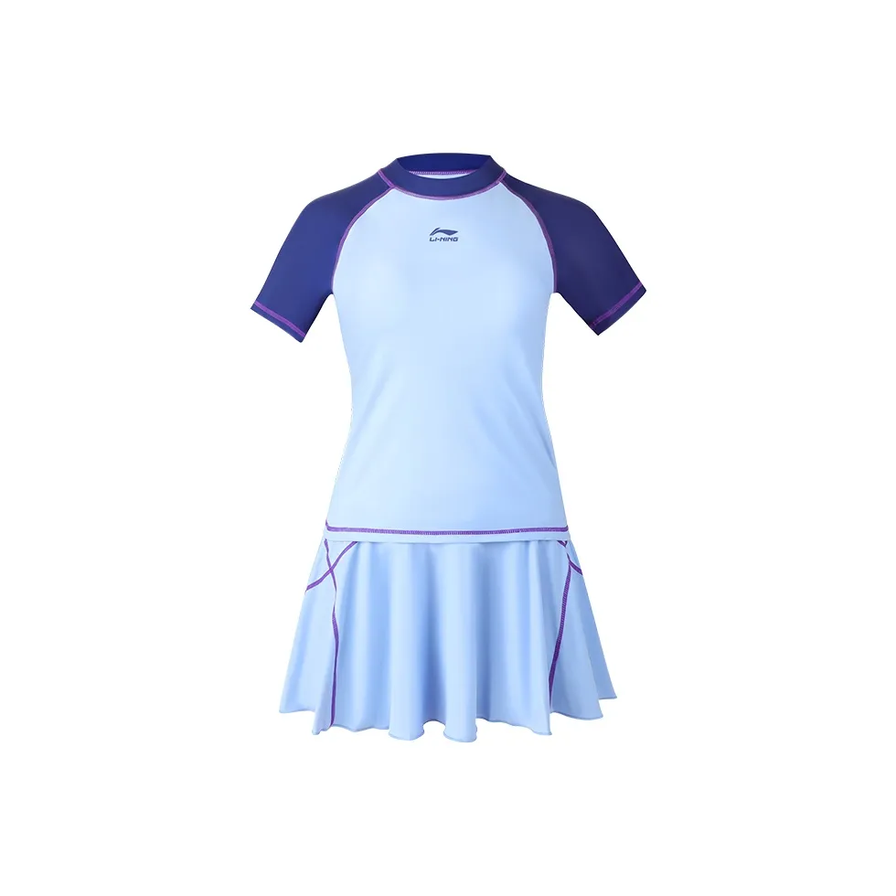 Подкладка Двухкомпонентный Купальник Женский Морская Соль Синий