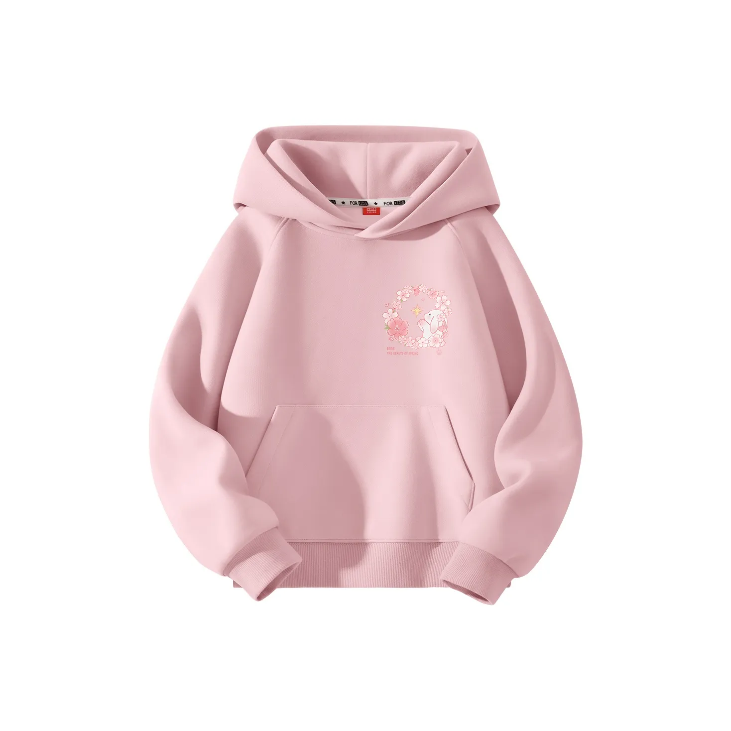 FAIRWHALE Толстовка Half moon Кролик Лотос Пудра Детский