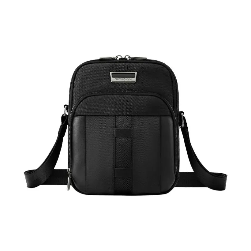 SAMSONITE Ткань Сумка через плечо Маленькая Сумка на плечо Мужская Черная