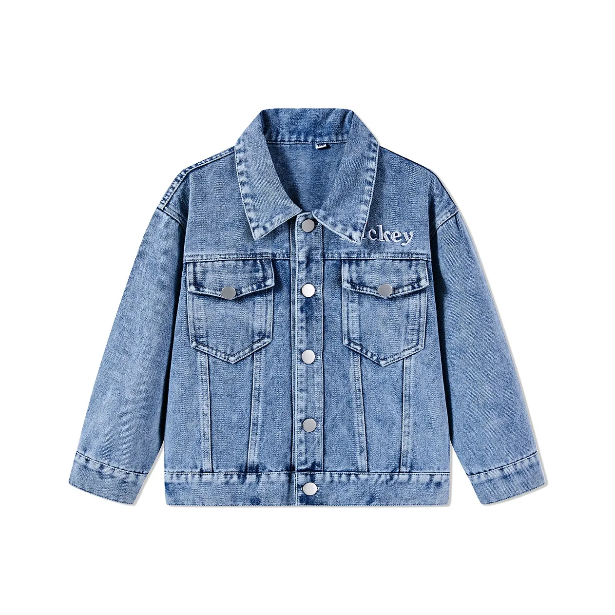 Disney Детский топ джинсового синего цвета для малышей