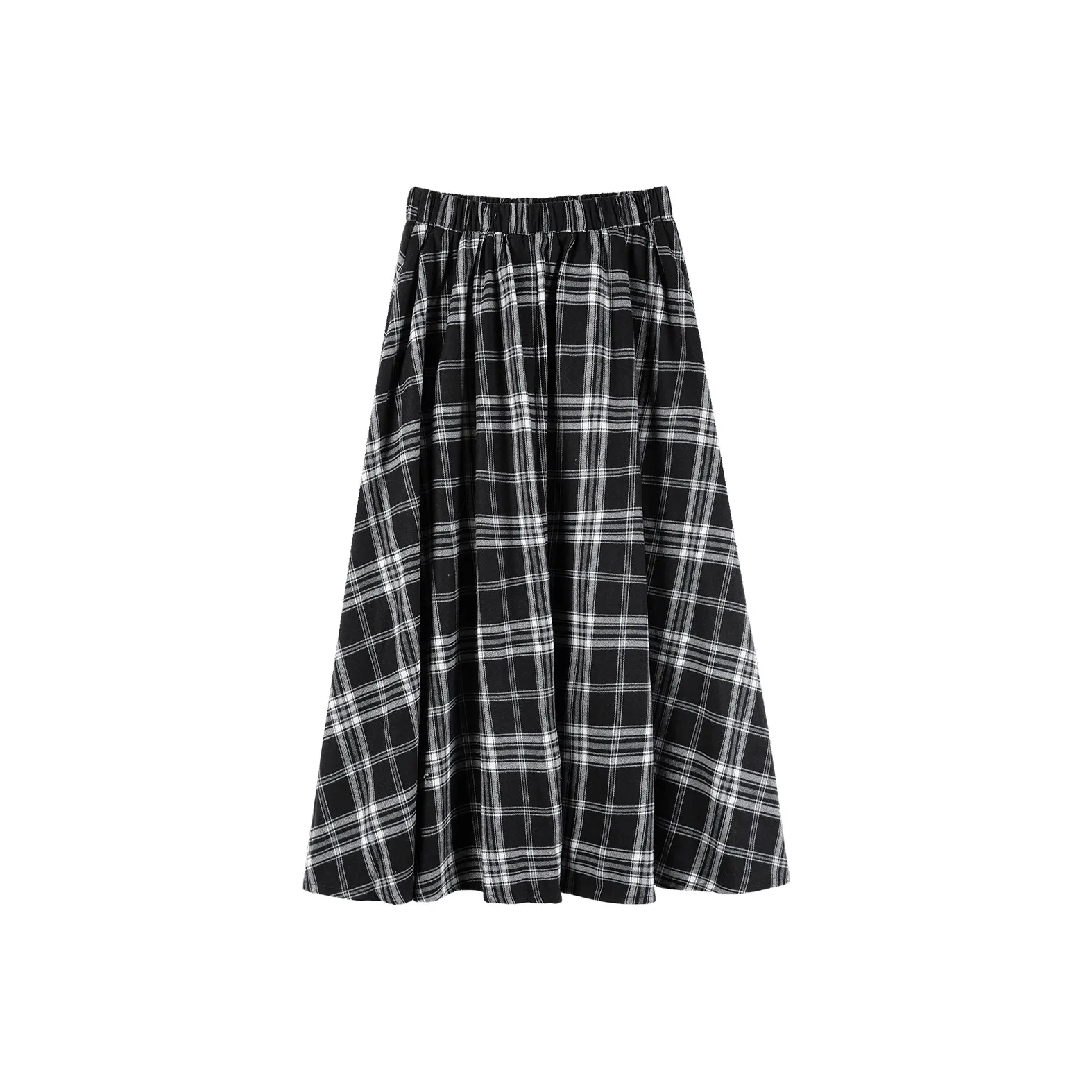Coolhut Повседневный Длинный Юбка Женские Клетка