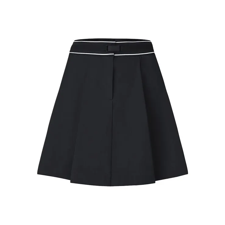 FILA Golf Series SS25 Casual Short Skirts Women's Pitch Black BK