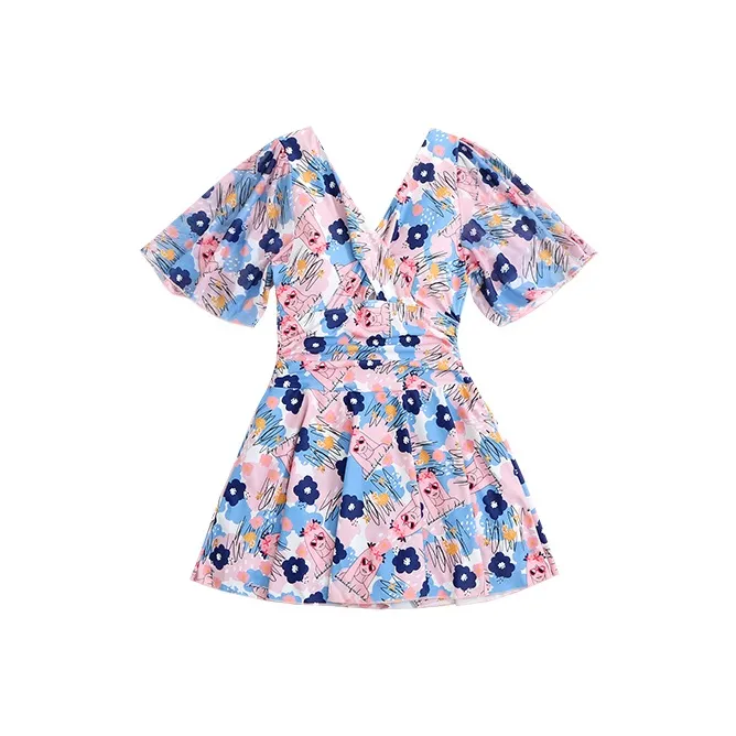 Барби Ван-Пис Купальник Женский Розовый Синий