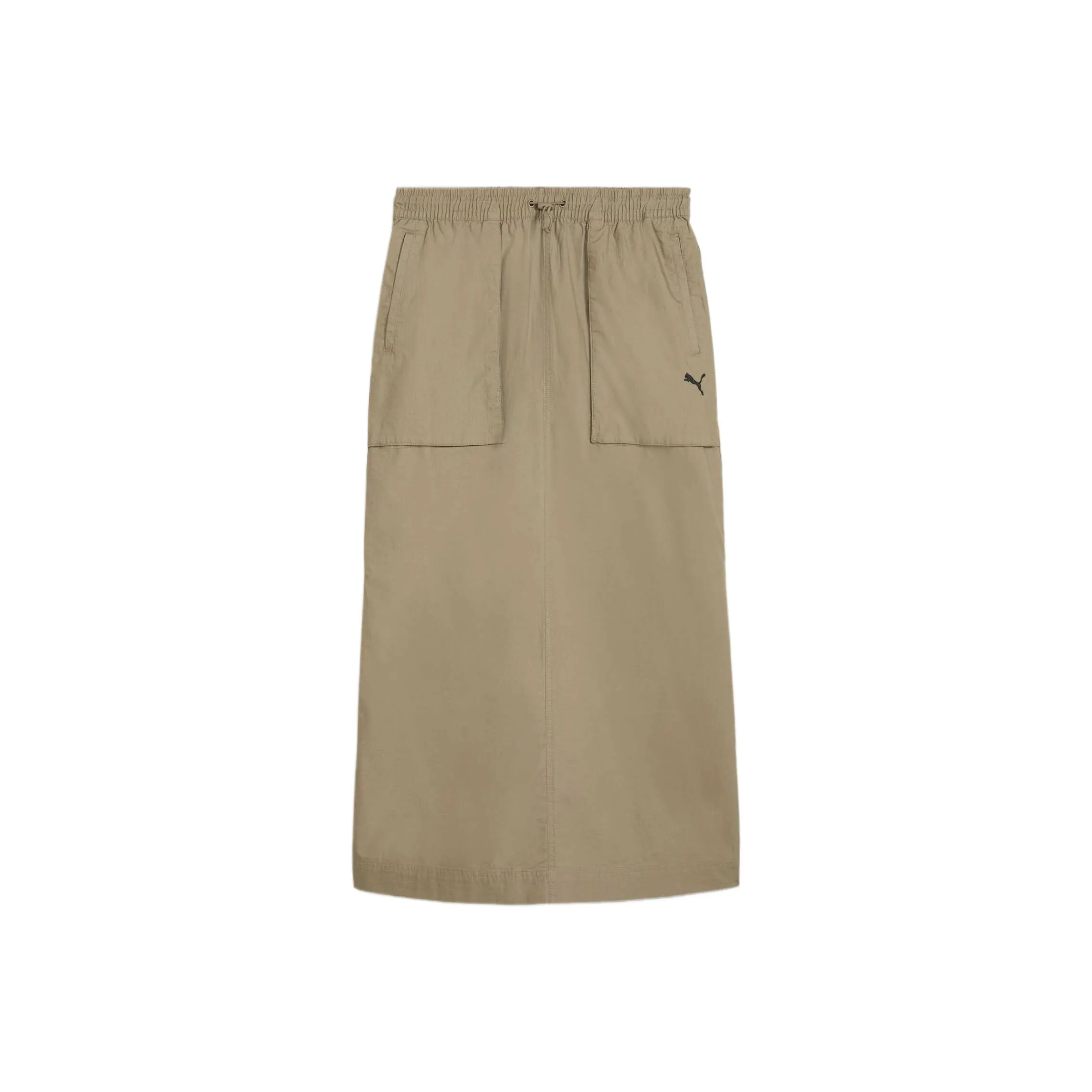 PUMA Повседневная Длинная Юбка Женская Хаки