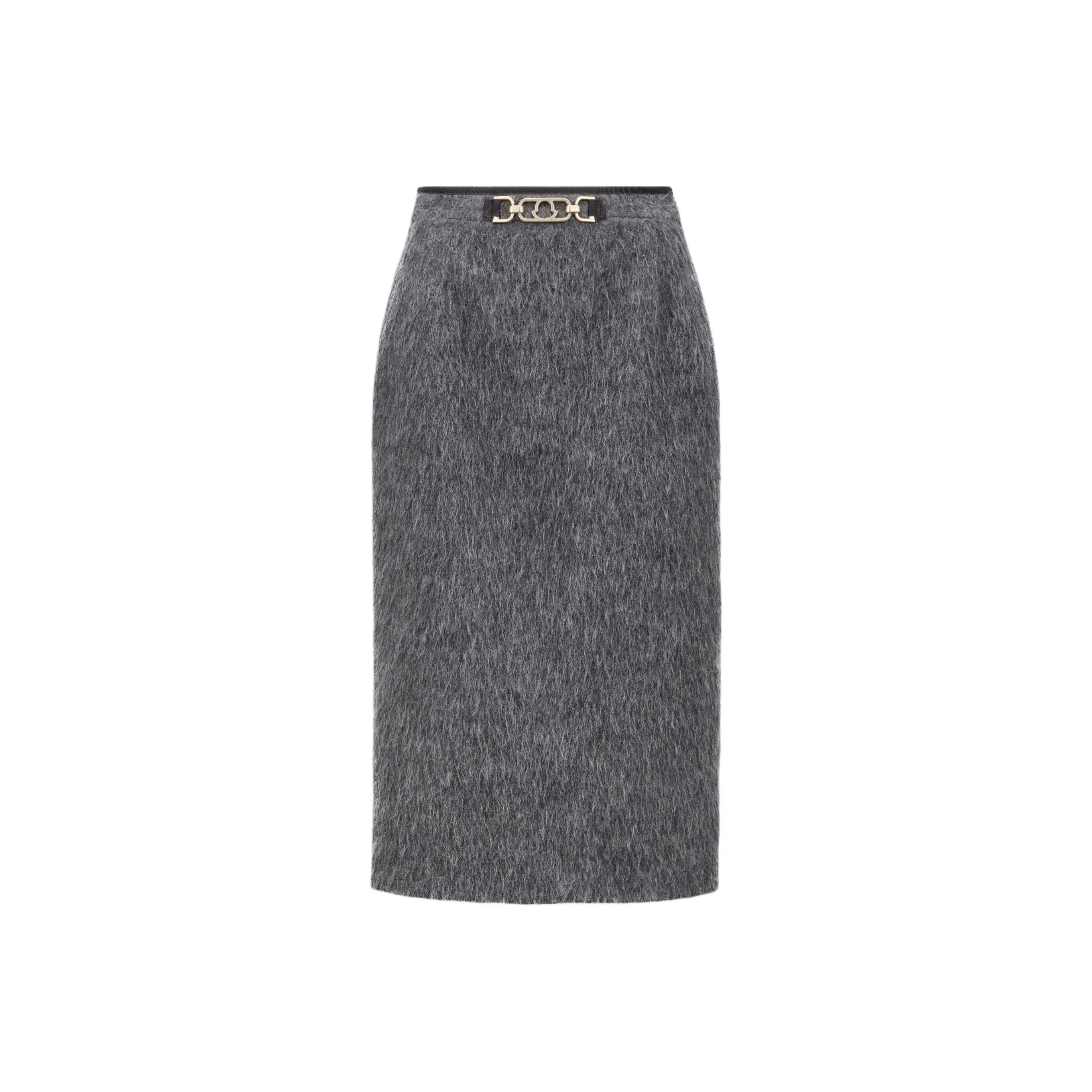 Moncler Brushed effect Midi Skirt