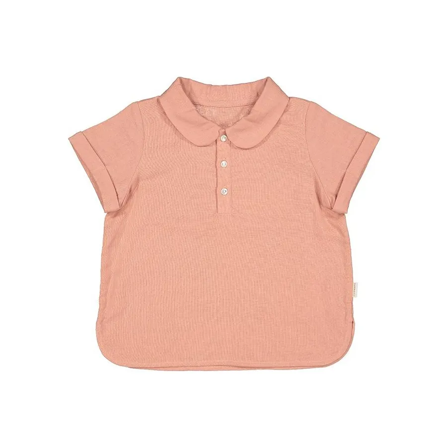 Happyology Импортный Двойной Layer Марля Короткий Рукав Рубашка для Детей Возрастом 3-7 Лет