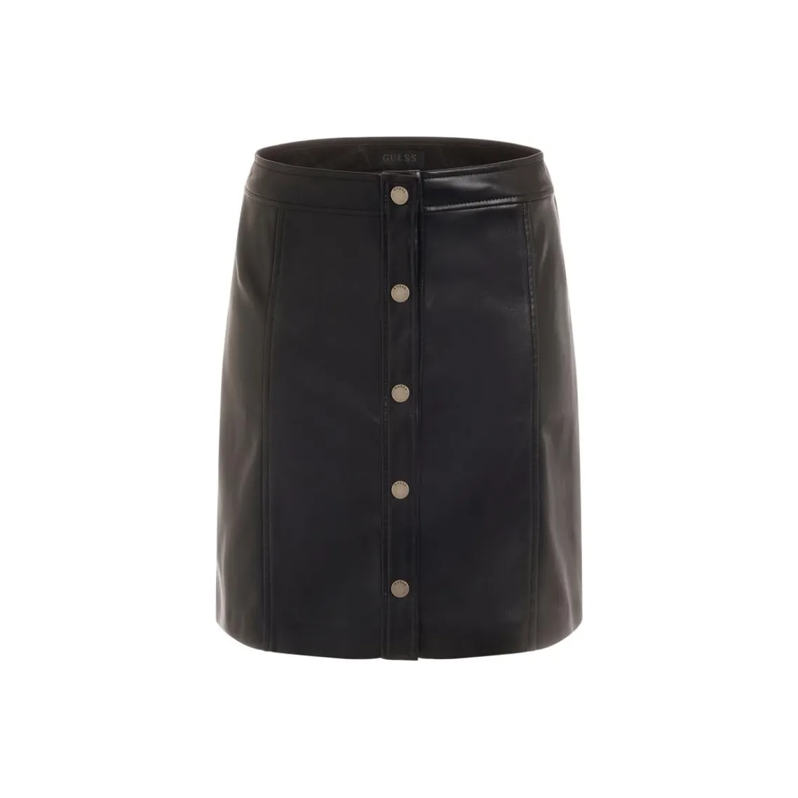 GUESS Leather Short Skirts Women's Black