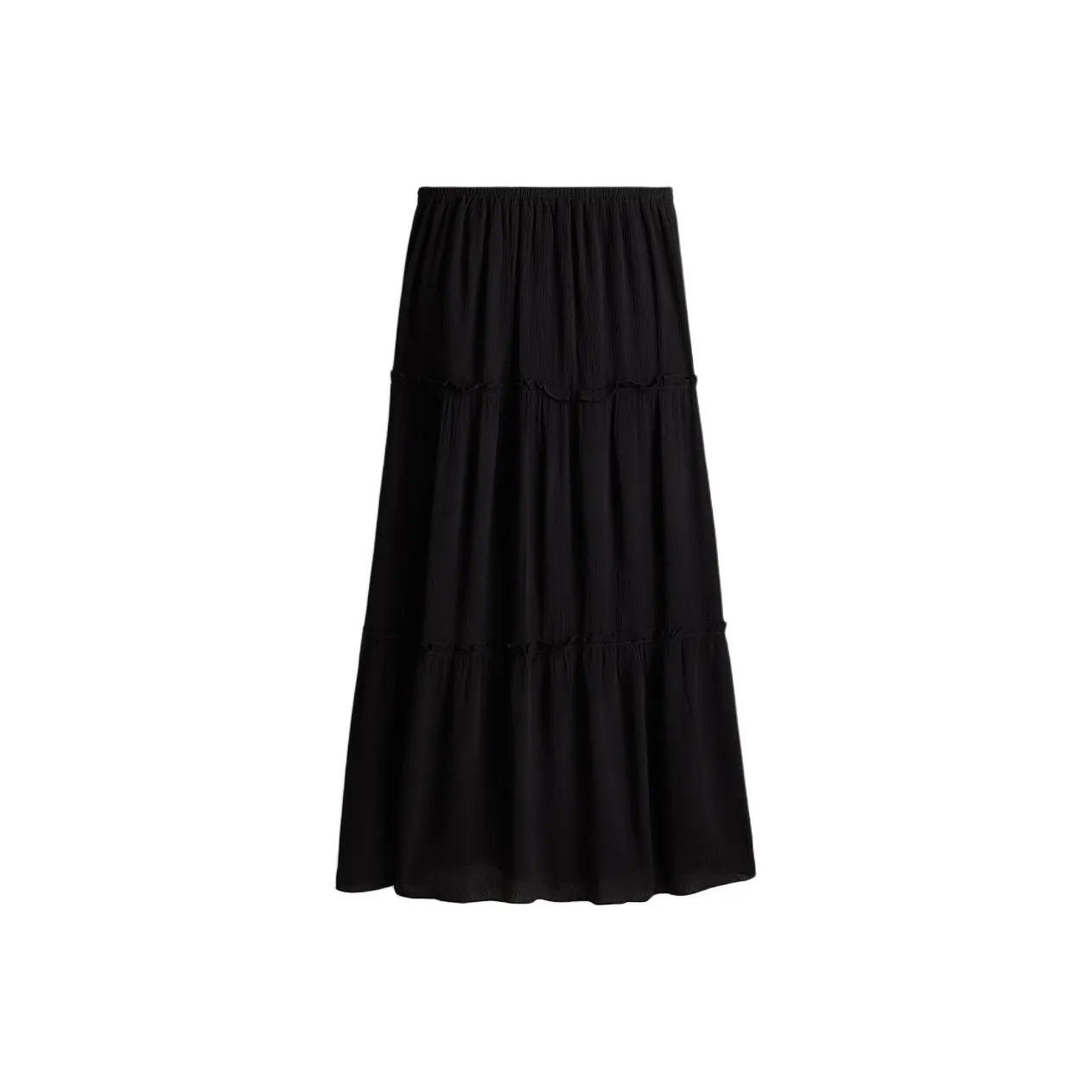 H&M Casual Long Skirt Women's Black