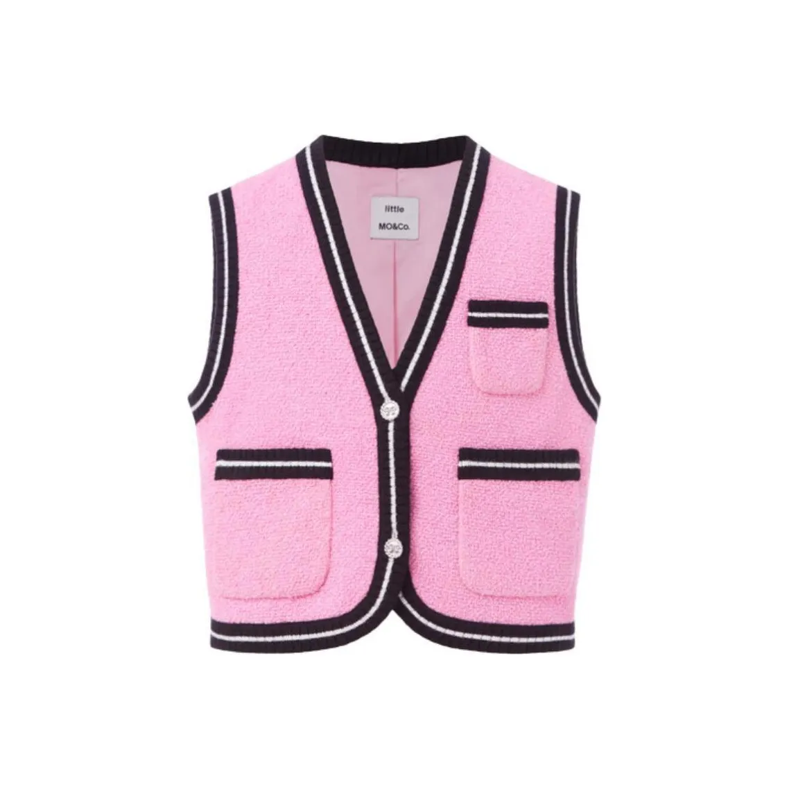 Little MO CO. Жилет Детский Неоновый Розовый