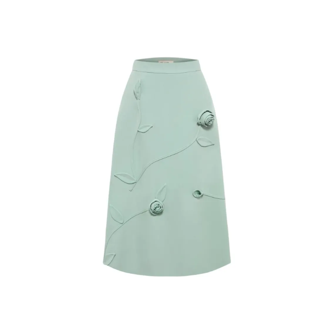 BBLLUUEE Повседневный Длинный Юбка Женские Бирюзовый Вода Зеленый