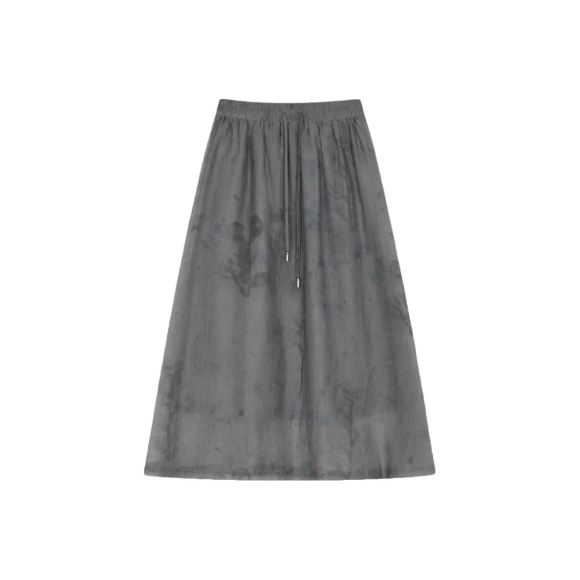 IHIMI Повседневный Длинный Юбка Женская Серого цвета
