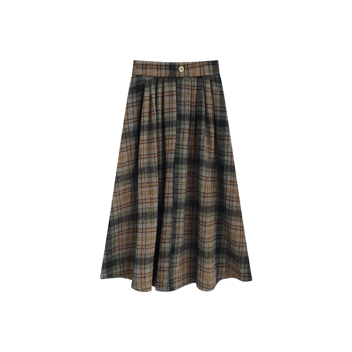 DGMZ Повседневный Длинный Юбка Женские Зеленый