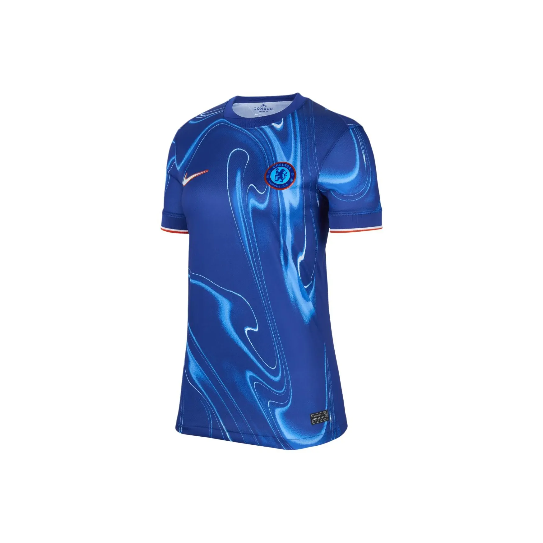 Nike Chelsea Fc 2024 Stadium Home Soccer Replica Jersey Rush Blue/Team Orange/White